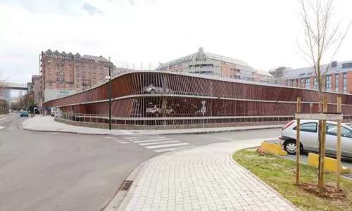 Thiết kế nhà xe công ty, trường học